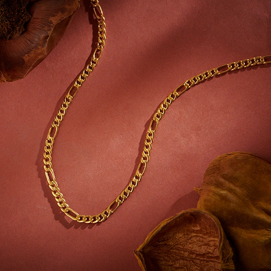 Tendulkar Chain Hollow Tendulkar Classic Chain: Luxury Men Gold | CS Jewels